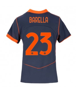 Günstige Inter Milan Nicolo Barella #23 3rd trikot Damen 2025-26 Kurzarm